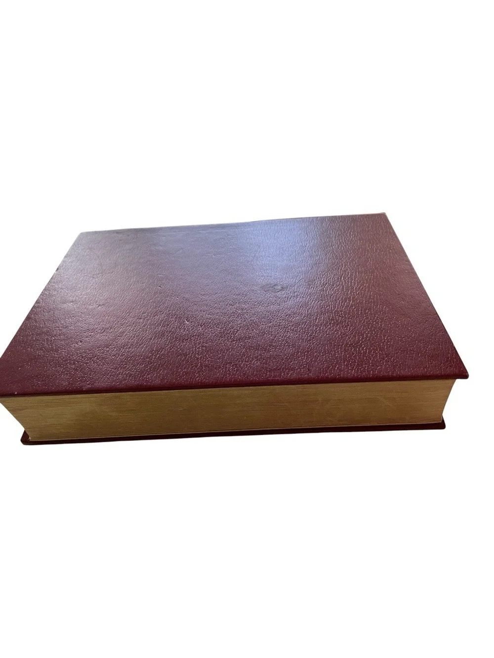 PTL Parallel Bible KJV & The Living Bible Large Print Burgundy Leatherette 1983